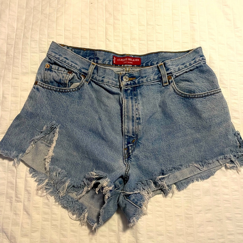 Vintage Cut Off High Waisted Shorts